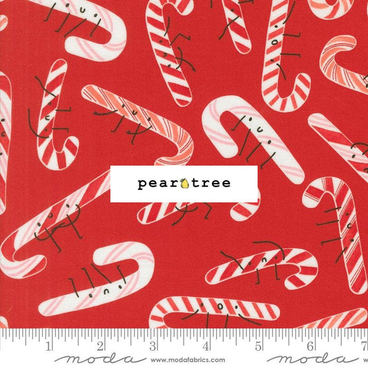Moda Fabrics Christmas Red - Candy Cane