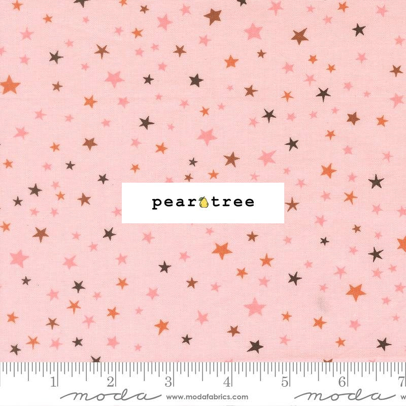Moda Fabrics Purrfect Pink - Stars