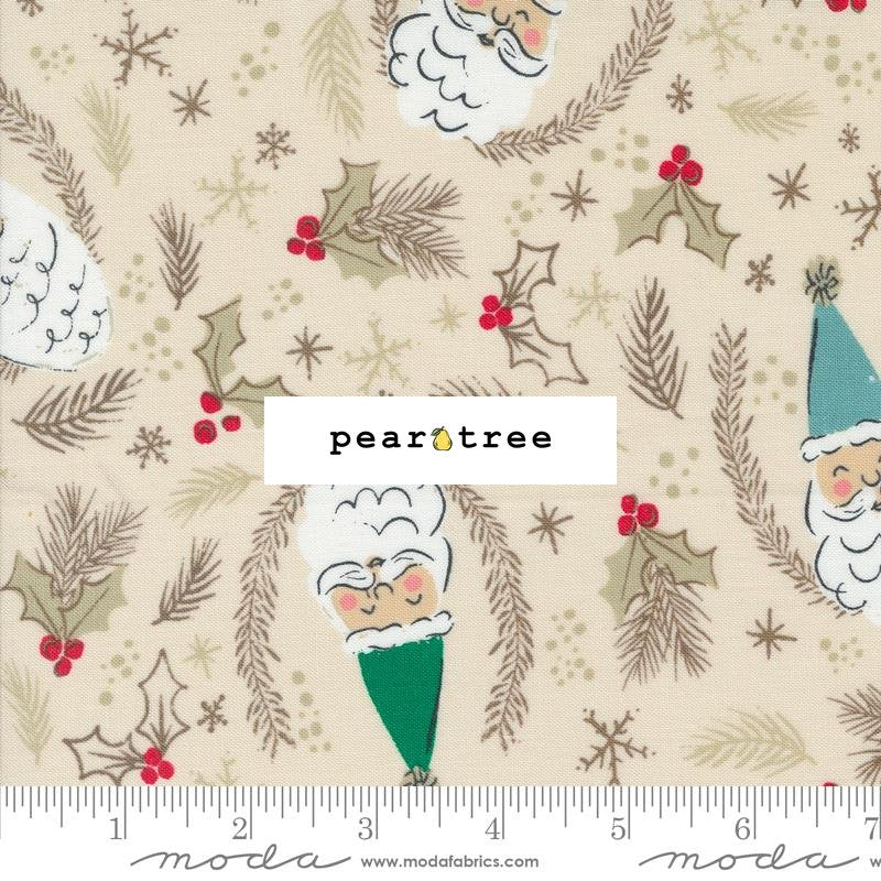 Moda Fabrics Natural - Santas