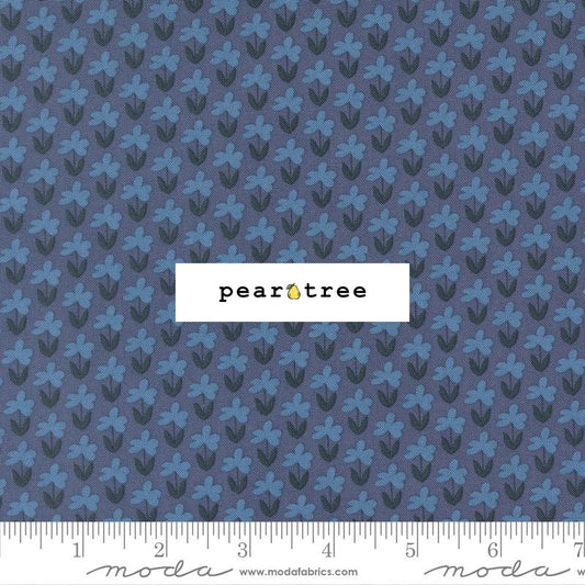 Moda Fabrics Meadow Denim - Small Floral