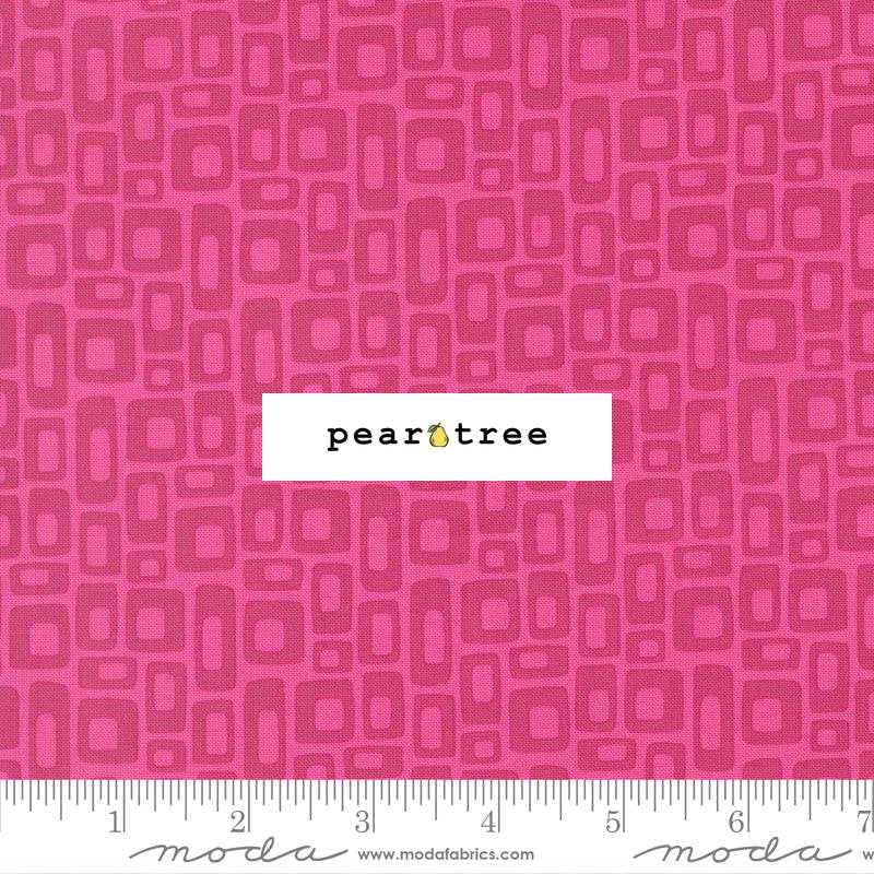 Moda Fabrics Marshmallow Fuchsia - Geometrics