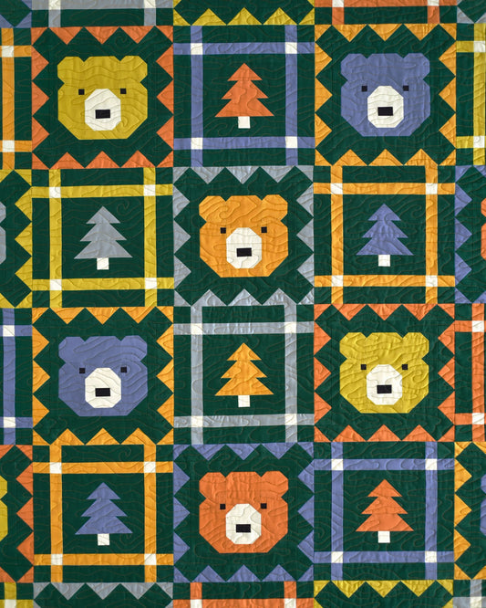 Grizzly Grove Quilt Pattern By Pen + Paper Patterns - Printed Booklet