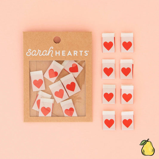 Other Red Heart Sewing Labels By Sarah Hearts