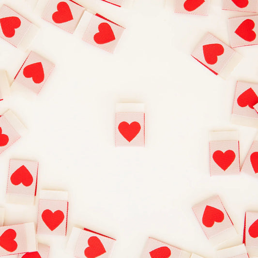 Other Red Heart Sewing Labels By Sarah Hearts