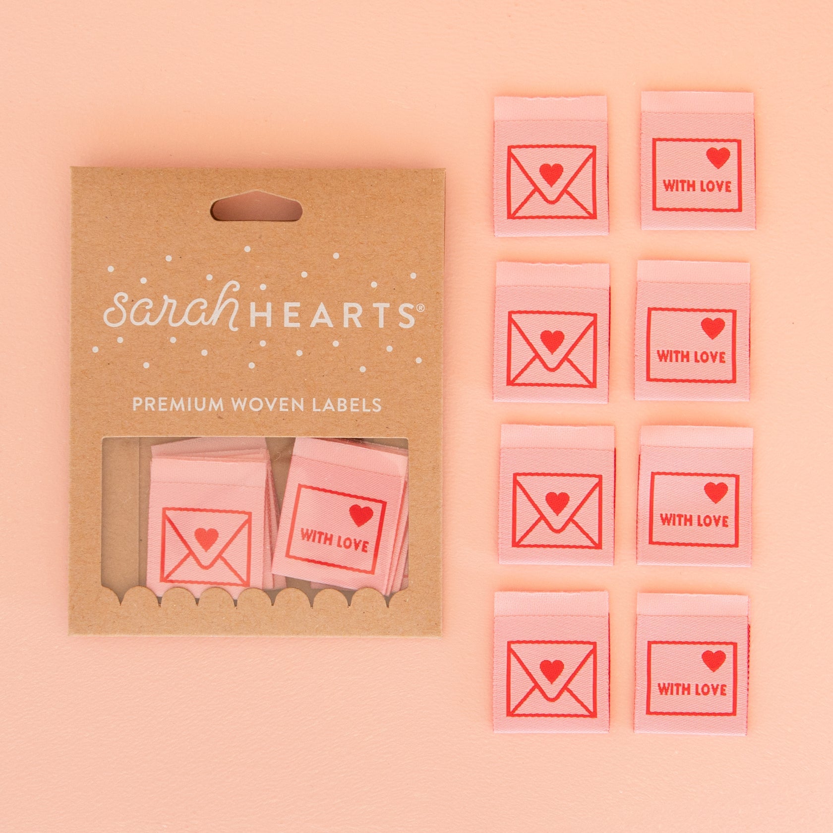Other With Love Envelope Sewing Labels by Sarah Hearts