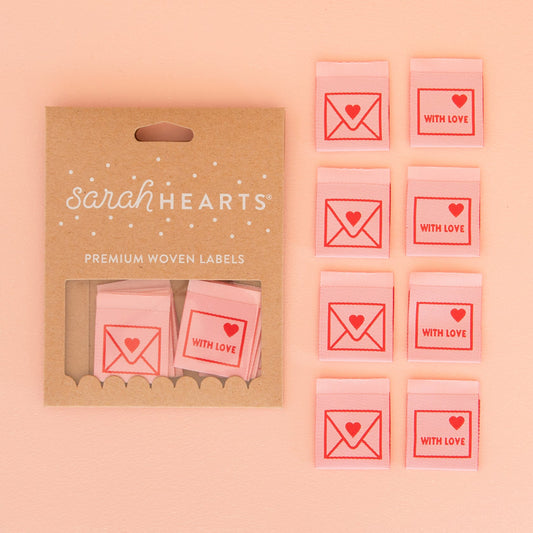 Other With Love Envelope Sewing Labels by Sarah Hearts