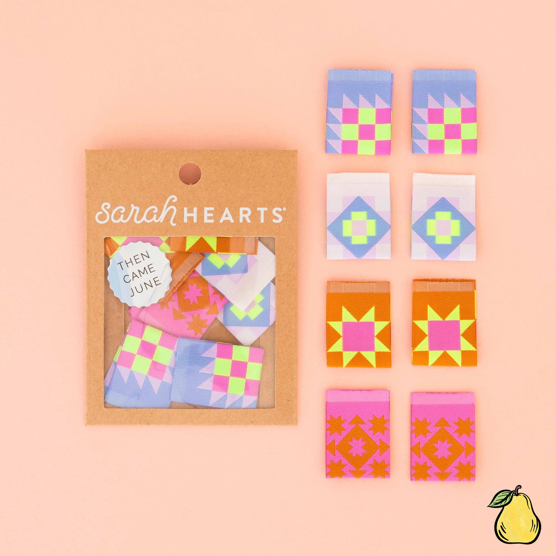 Then Came June Quilt Block Sewing Labels By Sarah Hearts