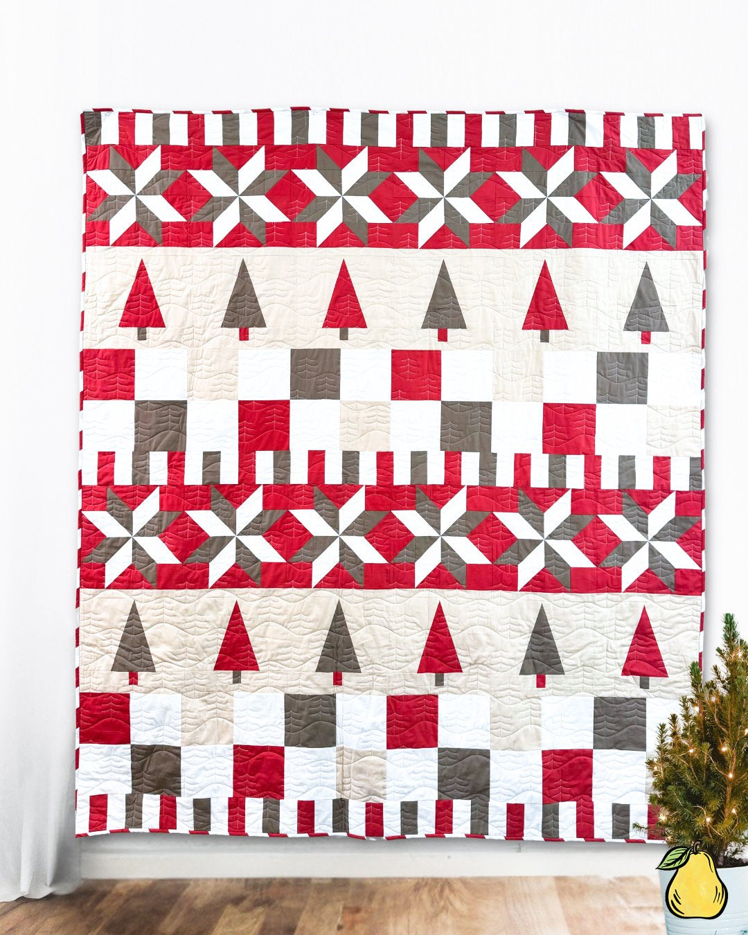 Pear Tree Market Sew And Sew ing Co - Cabin Vibes - 4 Color Quilt Kit Bundle - Pattern Not Included