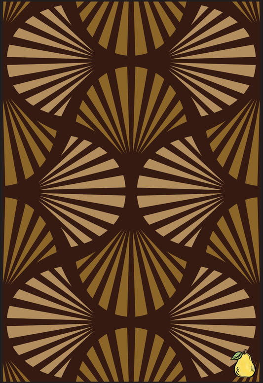 Ginggerly Quit Co - Deco Glam - Mocha Quilt Kit Bundle - Pattern Not Included