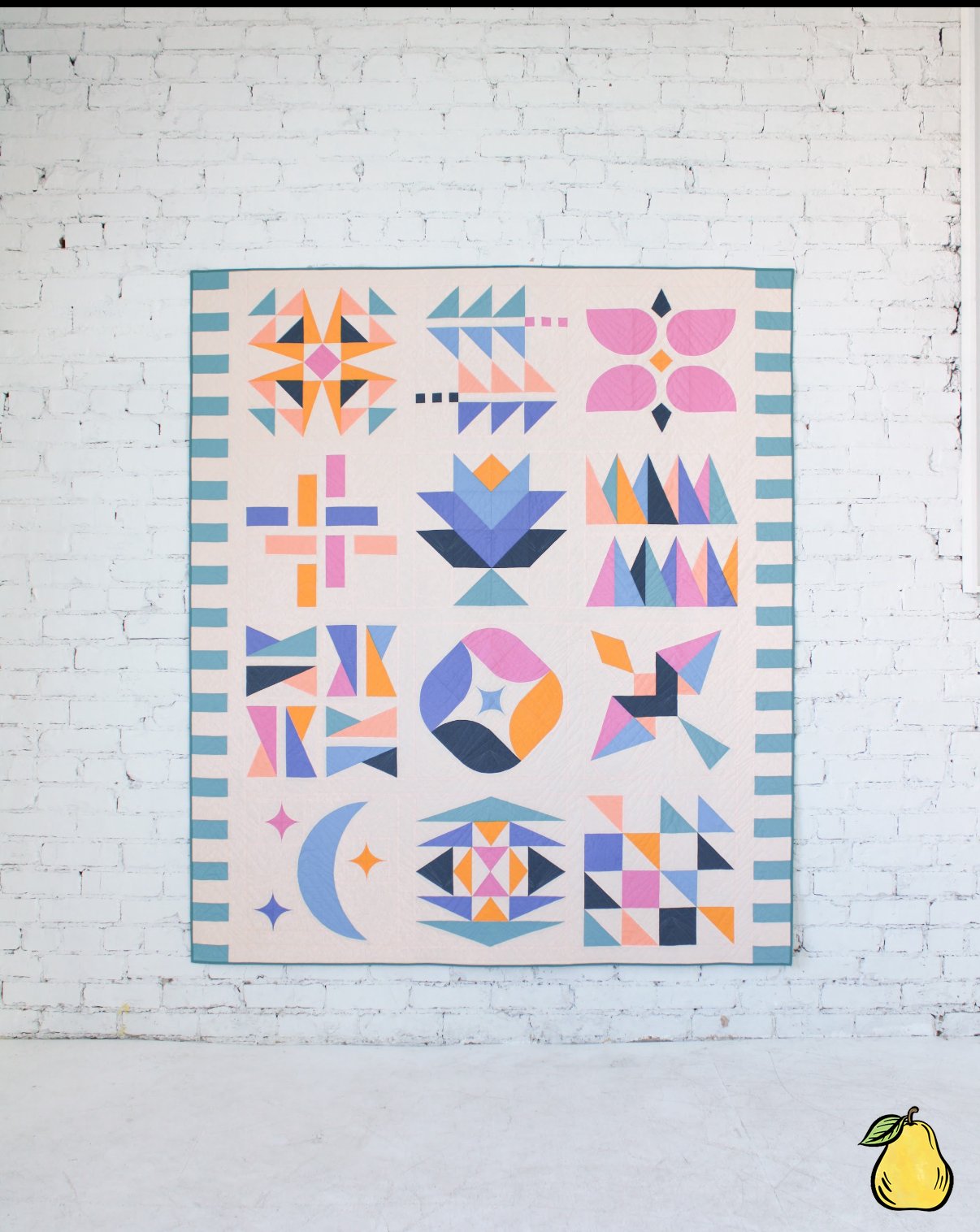 Hand + Soul Sunset Fjord Bom Quilt Kit Bundle - Pattern Not Included