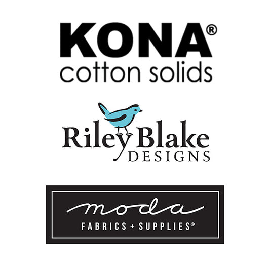 Color Card : Kona + Moda Bella + Riley Blake Confetti Solids Quilt Kit Bundle - Pattern Not Included