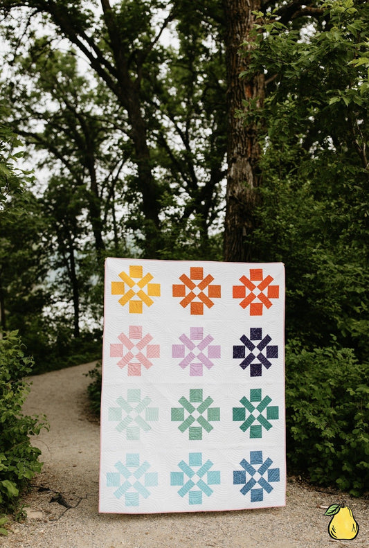 Thai Charm - Windmill - Throw Quilt Kit Bundle - Pattern Not Included