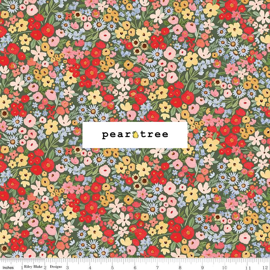 Riley Blake Designs Happy Ditsy Floral Hunter