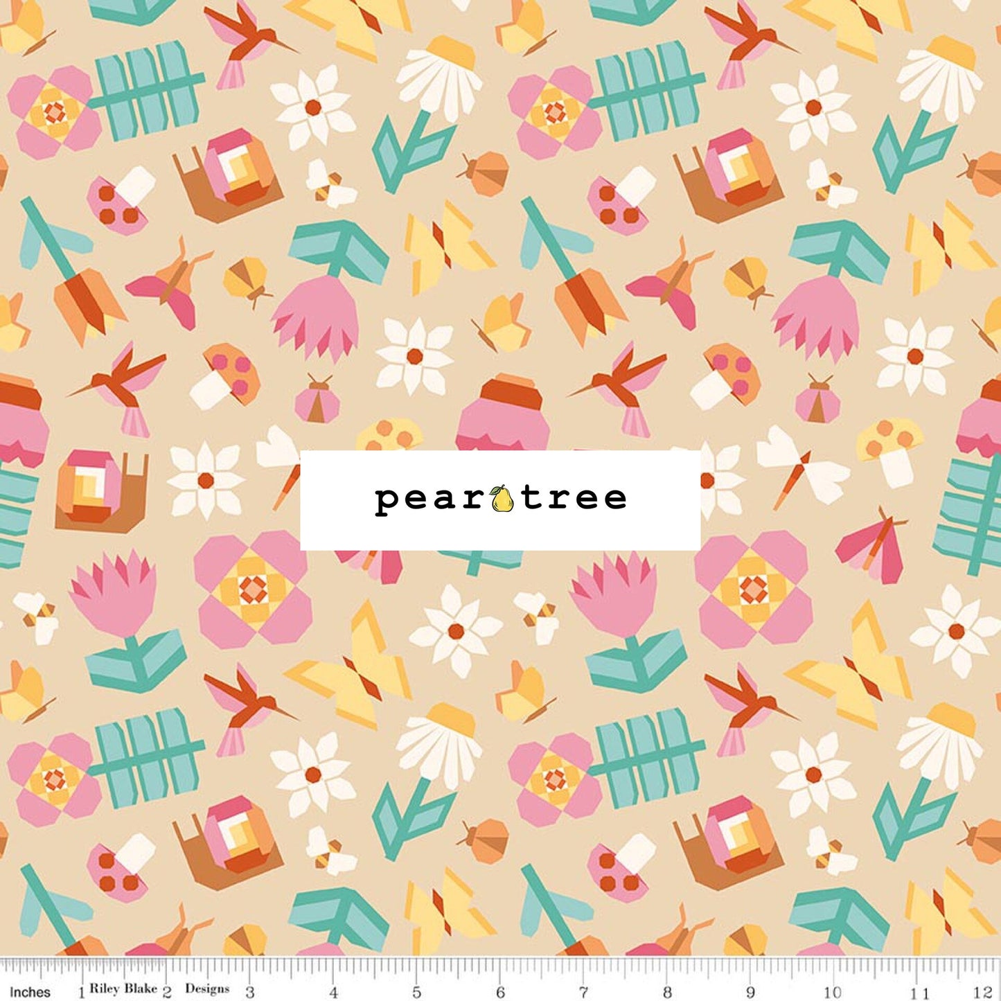 Riley Blake Designs Patchwork Main Vanilla