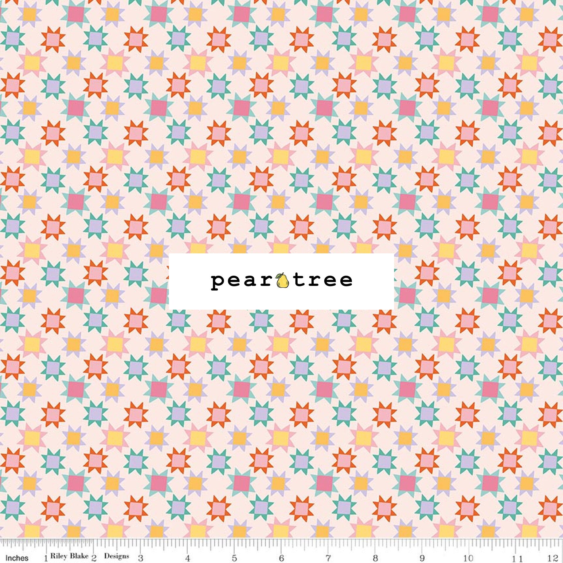 Riley Blake Designs Patchwork Stars Latte