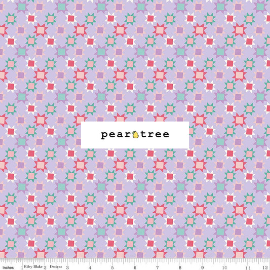 Riley Blake Designs Patchwork Stars Purple