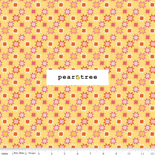 Riley Blake Designs Patchwork Stars Yellow