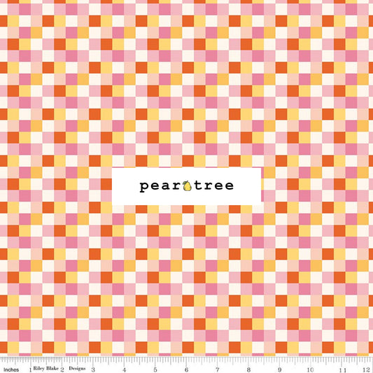 Riley Blake Designs Patchwork Checks Pink