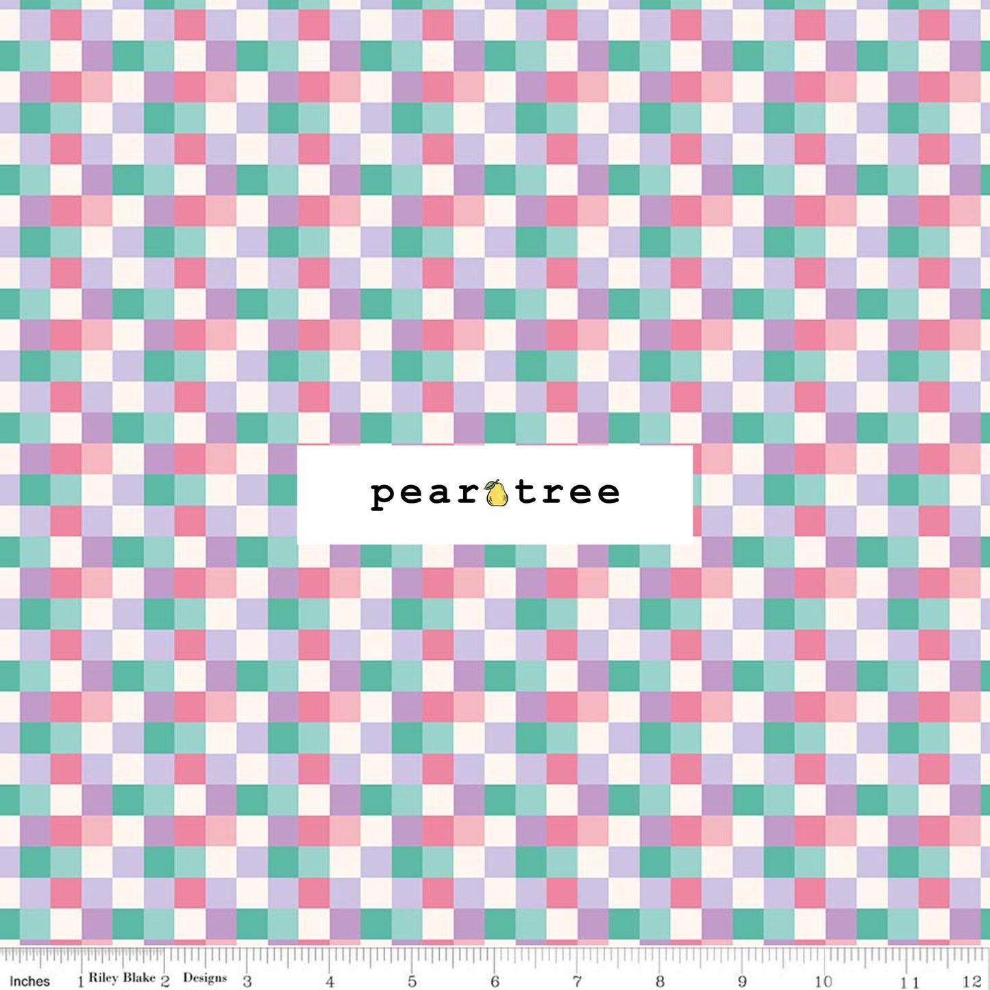 Riley Blake Designs Patchwork Checks Purple