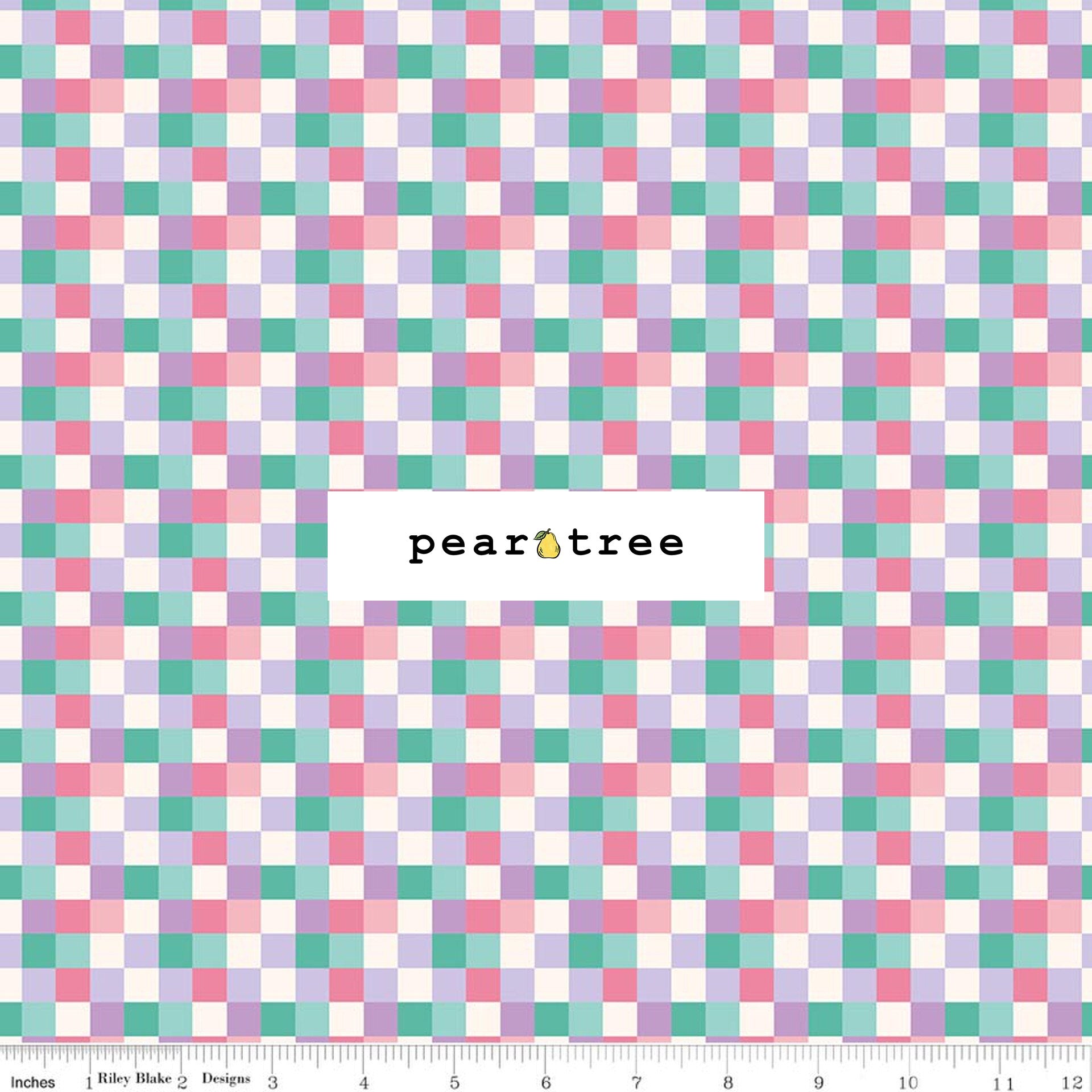 Riley Blake Designs Patchwork Checks Purple