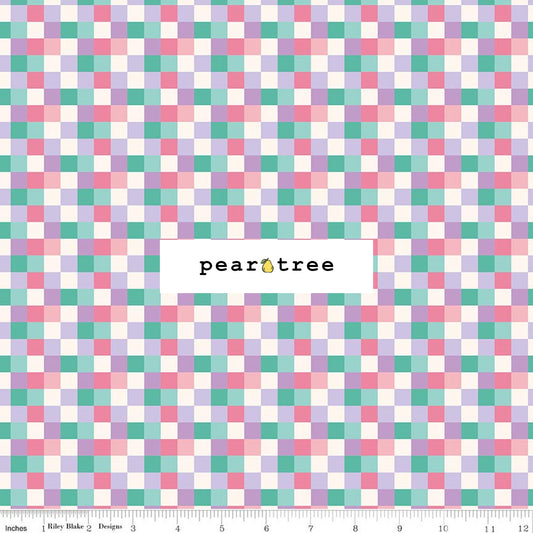Riley Blake Designs Patchwork Checks Purple