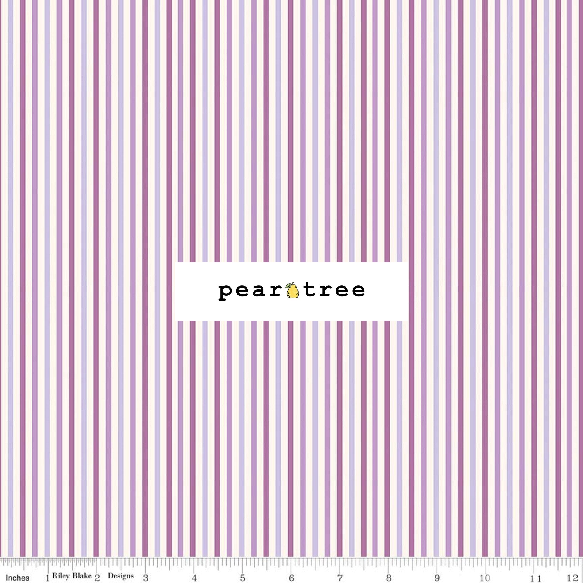 Riley Blake Designs Patchwork Stripes Purple