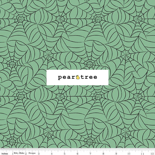 Riley Blake Designs Webs Green