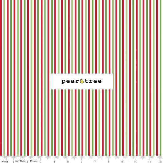 Riley Blake Designs 18 Stripe Christmas