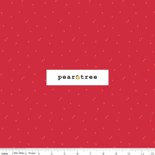 Riley Blake Designs Trees Red