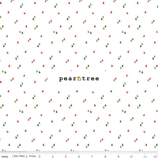 Trees White | Seasonal Basics | Riley Blake Designs | C654-WHITE
