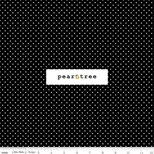 Riley Blake Designs Swiss Dot Black