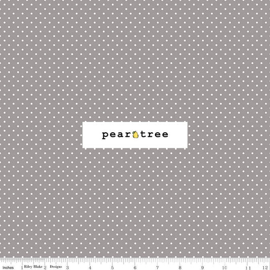 Riley Blake Designs Swiss Dot Gray