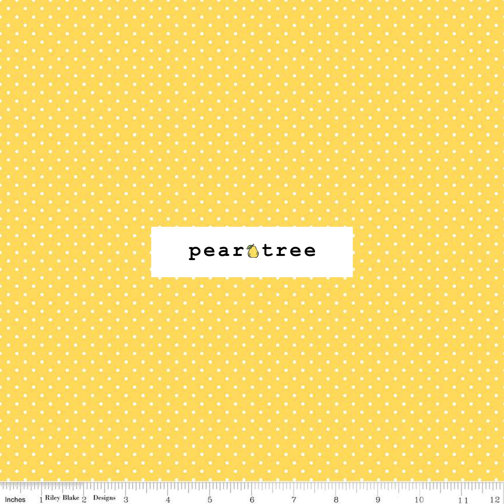 Riley Blake Designs Swiss Dot Yellow