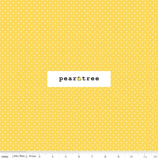 Riley Blake Designs Swiss Dot Yellow