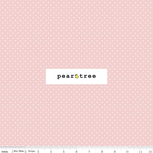 Riley Blake Designs Swiss Dot Baby Pink