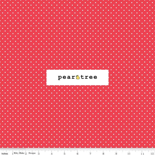 Riley Blake Designs Swiss Dot Cayenne