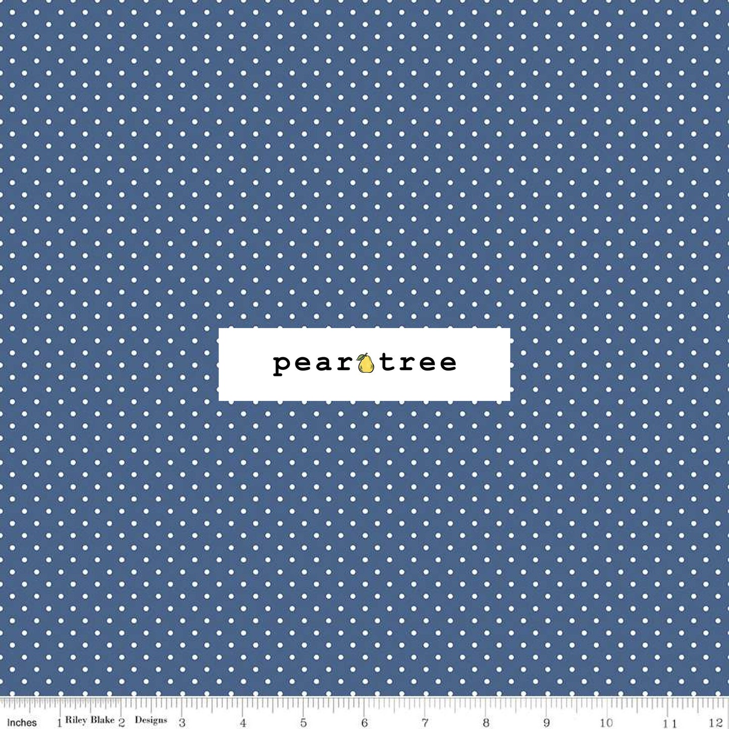 Riley Blake Designs Swiss Dot Denim