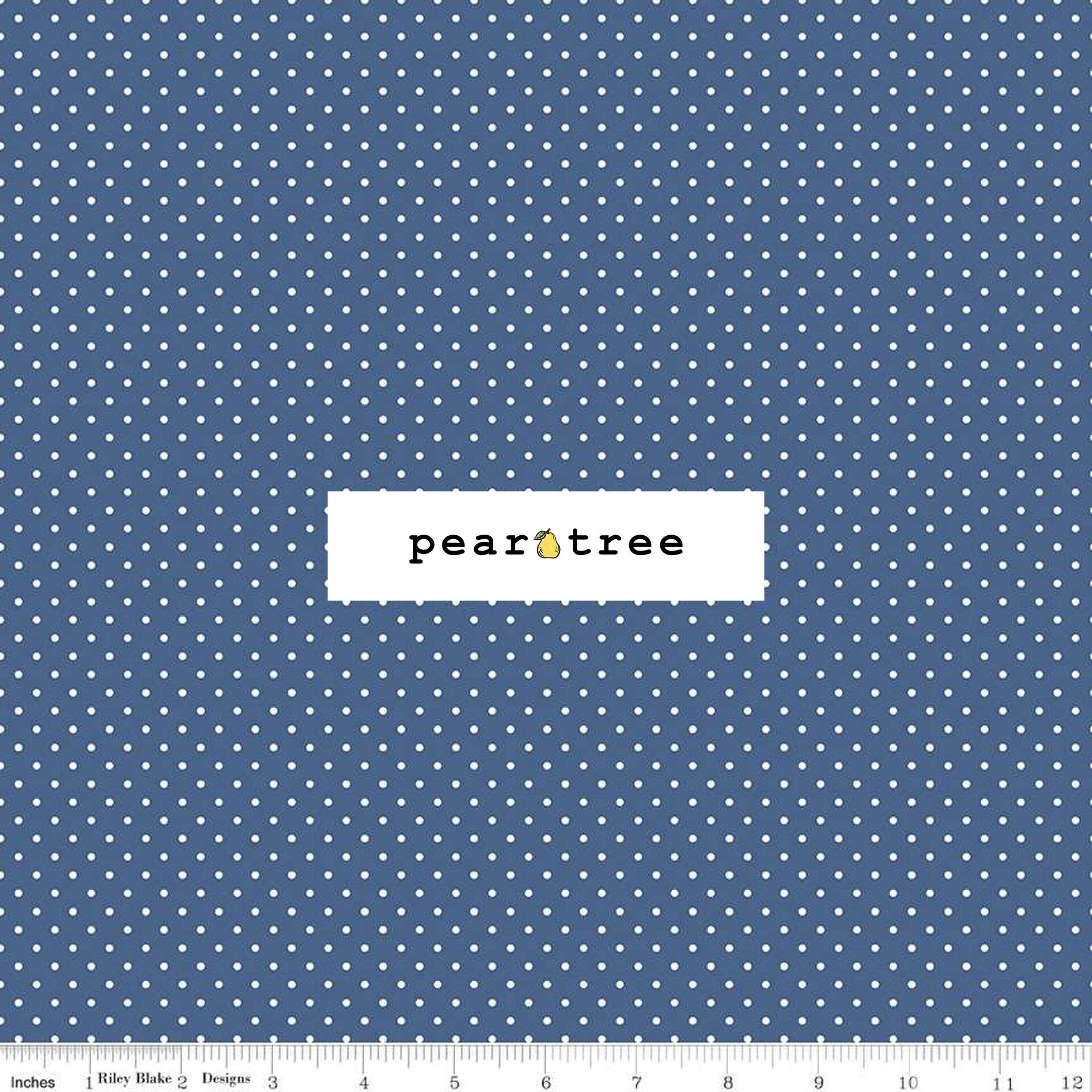 Riley Blake Designs Swiss Dot Denim
