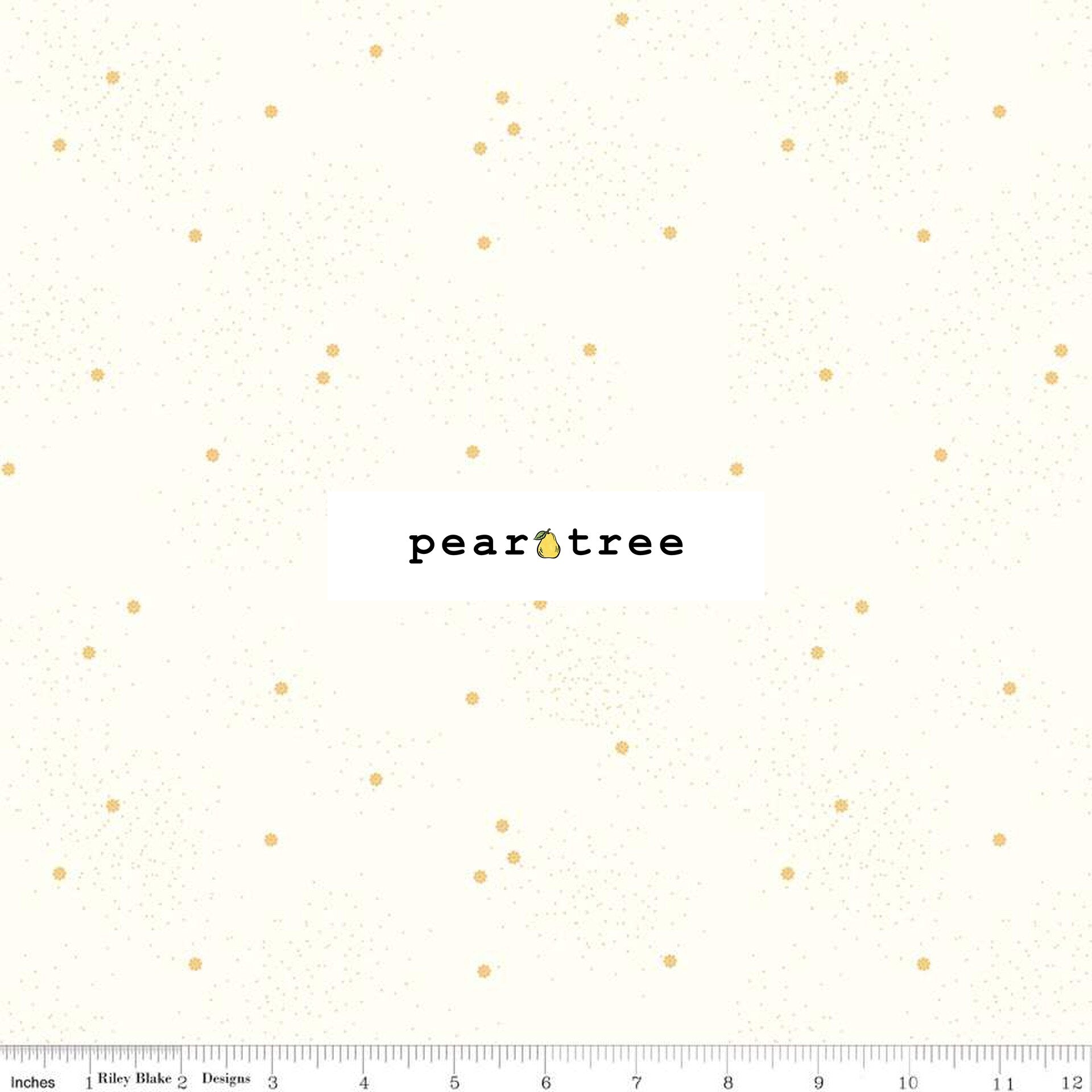 Riley Blake Designs Dainty Daisy On Cloud Honey