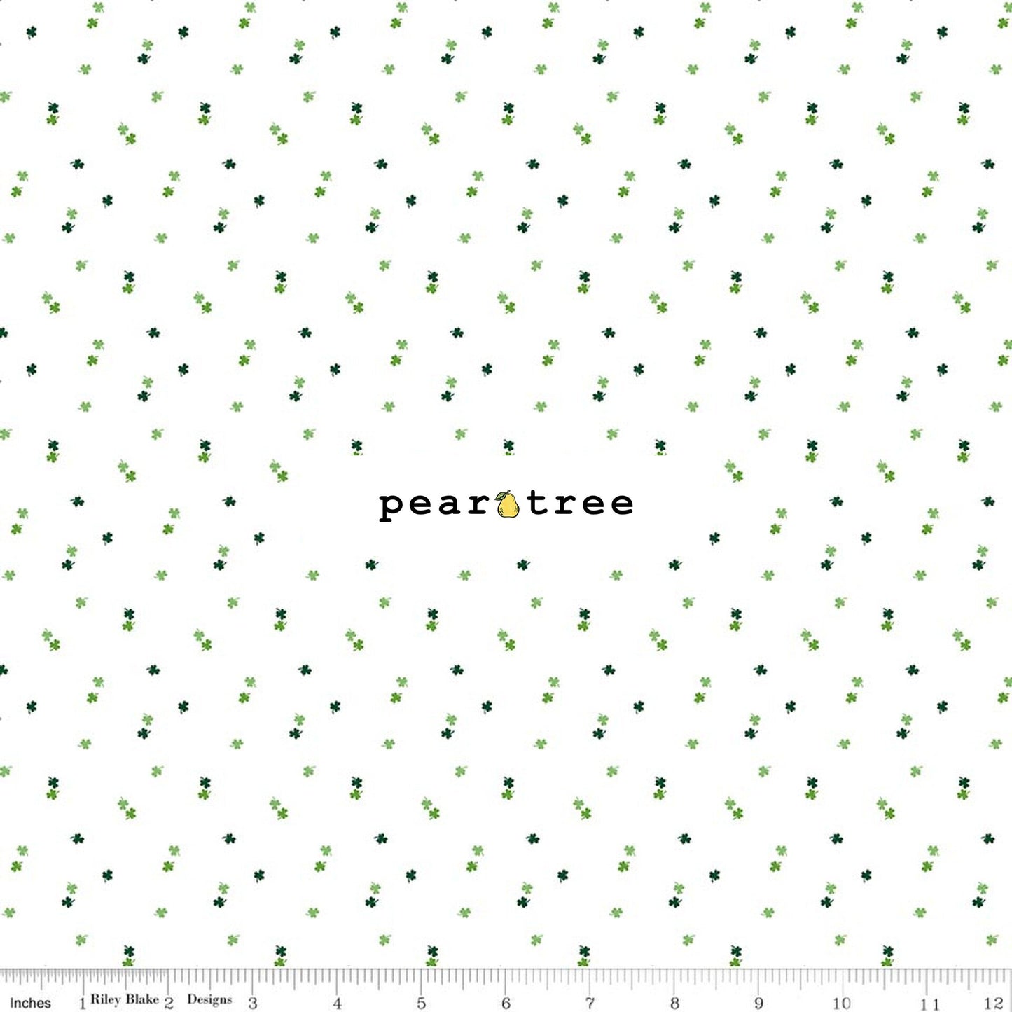 Riley Blake Designs Clovers White