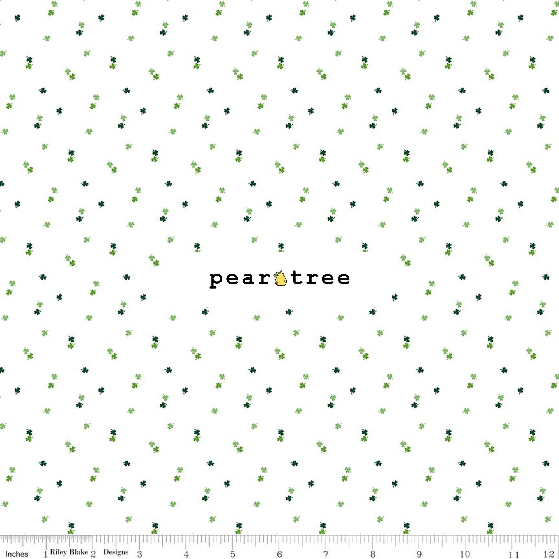 Riley Blake Designs Clovers White