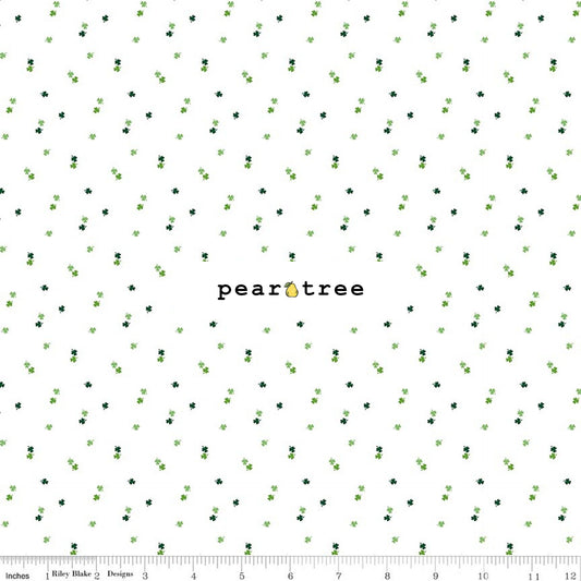 Riley Blake Designs Clovers White