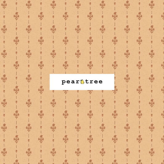 RJR Fabrics Folk Florals - Golden Tan Fabric
