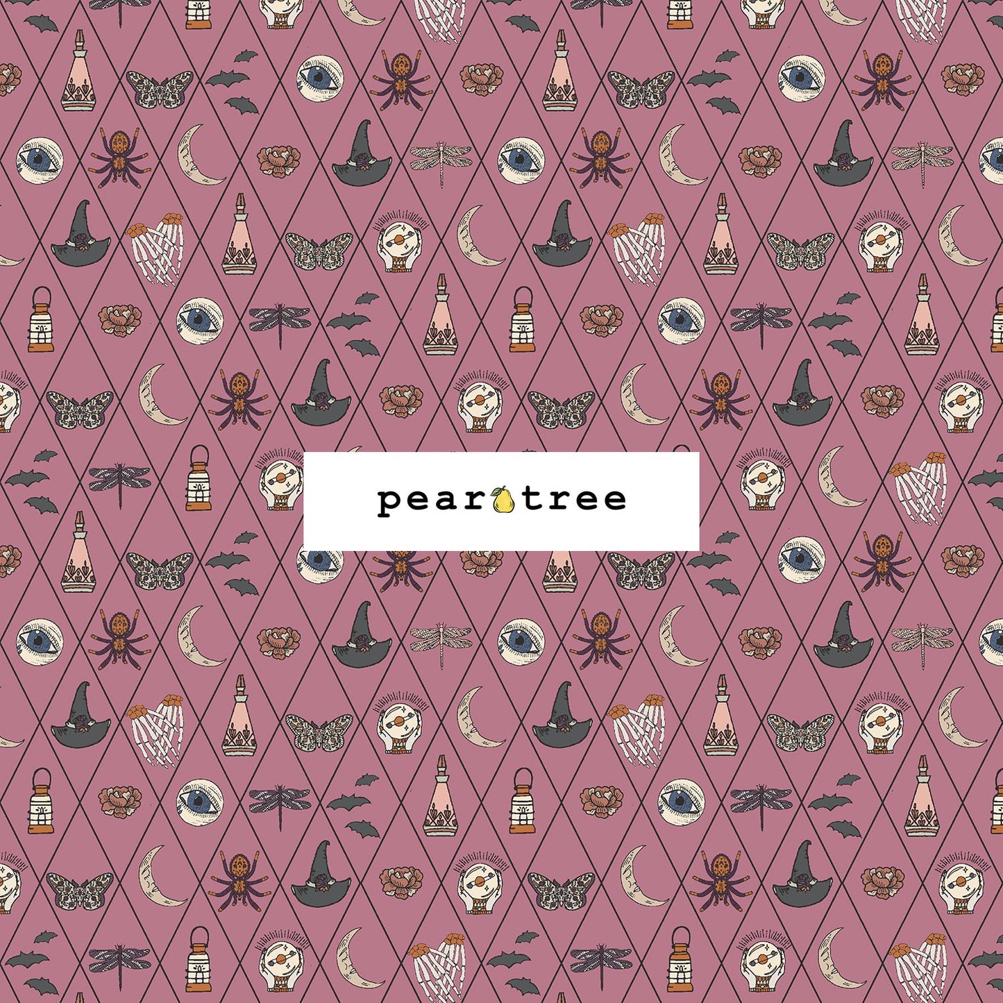 RJR Fabrics Witches Weave - Rose Fabric