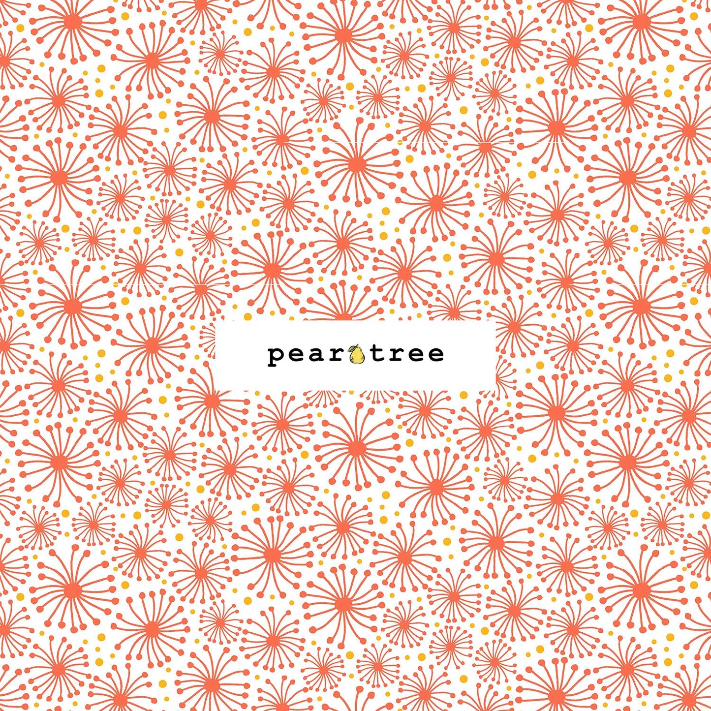 RJR Fabrics Dandelions - Orange Fabric