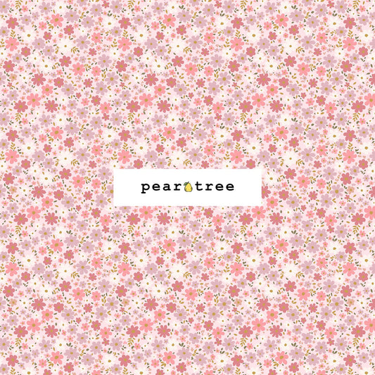 RJR Fabrics Field Of Blooms - Meek Pink Fabric