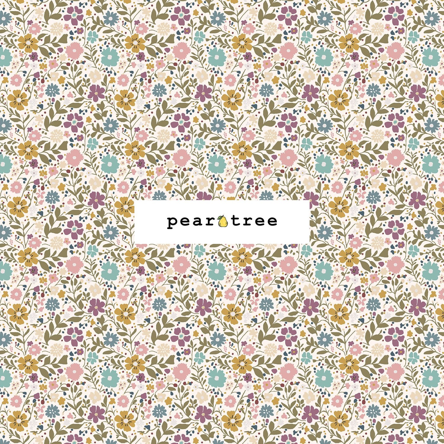 RJR Fabrics Happy Petals - Tea Blend Fabric