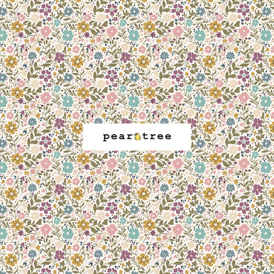RJR Fabrics Happy Petals - Tea Blend Fabric