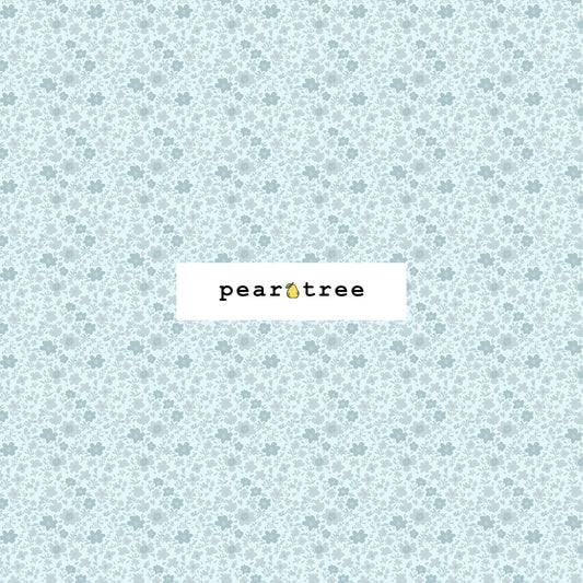 RJR Fabrics Floral Whisper - Fresh Blue Fabric