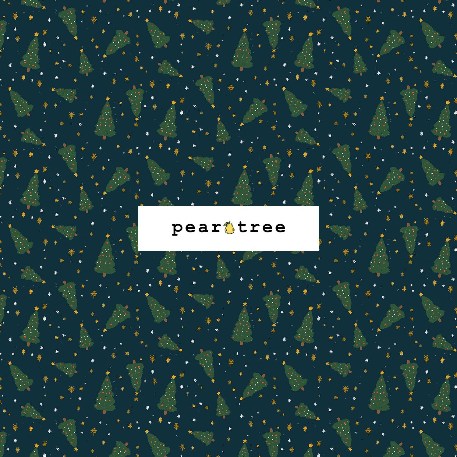 RJR Fabrics Tis The Season - Navy Fabric